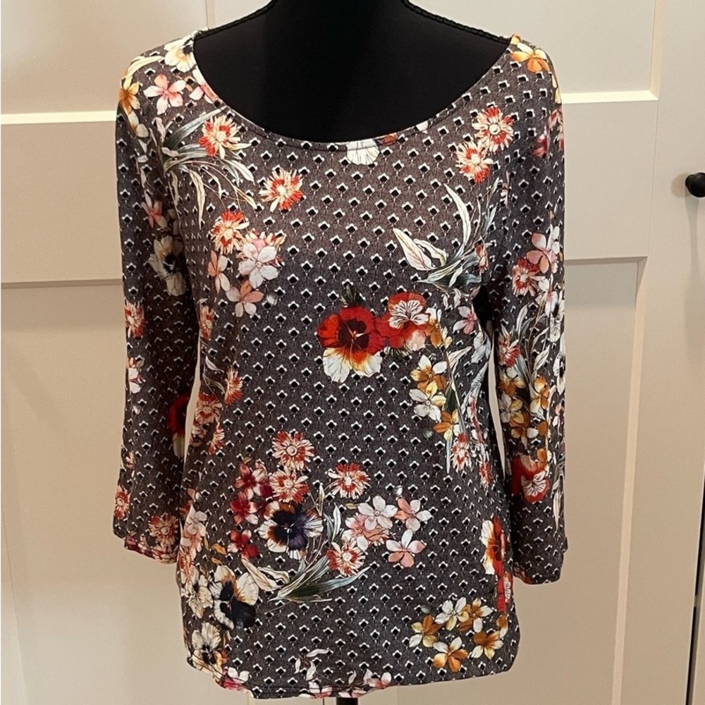 Floral Print Women's Blouse